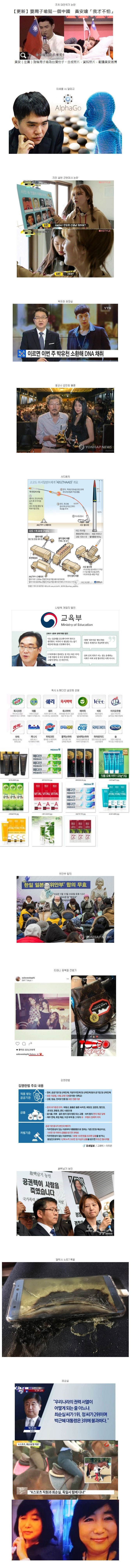 2016년 사건사고 요약 | 인스티즈